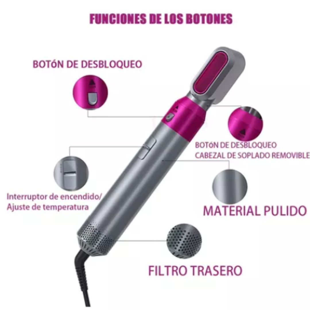 CEPILLO ELECTRICO PEINA SECA Y MOLDEA EN MINUTOS